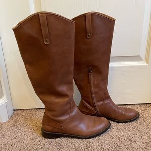 Halogen Tall Brown Riding Boots